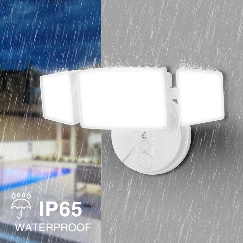 Onforu 75W Flood Lights Outdoor, 7000LM Brightness Security Lights Switch