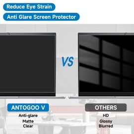 2 Pack 16 Inch Anti Blue Light Laptop Screen Protector, Reduce Eye Strain Anti Glare Screen Protector for 16’’ with 1920x1200 Resolution Laptops