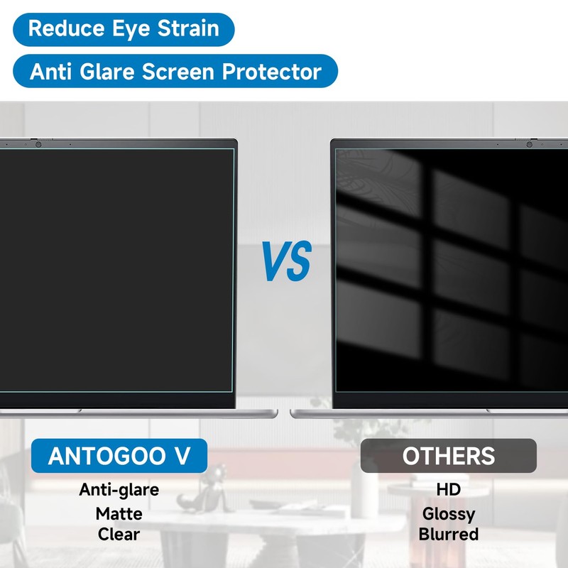 2 Pack 16 Inch Anti Blue Light Laptop Screen Protector,