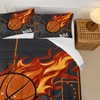 lneffble Boys Basketball Comforter Set King Size Teen，Kids Sports Themed