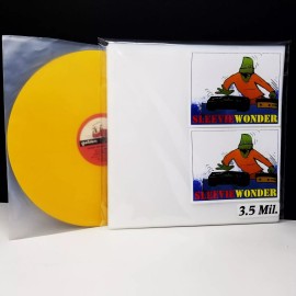 Sleevie Wonder 23 Sleeves - 3.5mil Frosted for 78rpm 10" Vinyl Record Thick Plastic Inner Outer