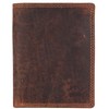 Manza Men's Wallet Portrait Format Cowhide Leather Wallet Genuine Leather
