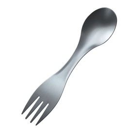 Titan Spork 2-in-1 Camping Cutlery - Ultralight Titanium Spork for Outdoor, Trekking & Picnic, Travel Cutlery & Titanium Spoon