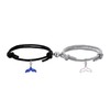 PiercingJak 2pcs Magnetic Couple Bracelet Mutual Attraction Rope Braided Couple