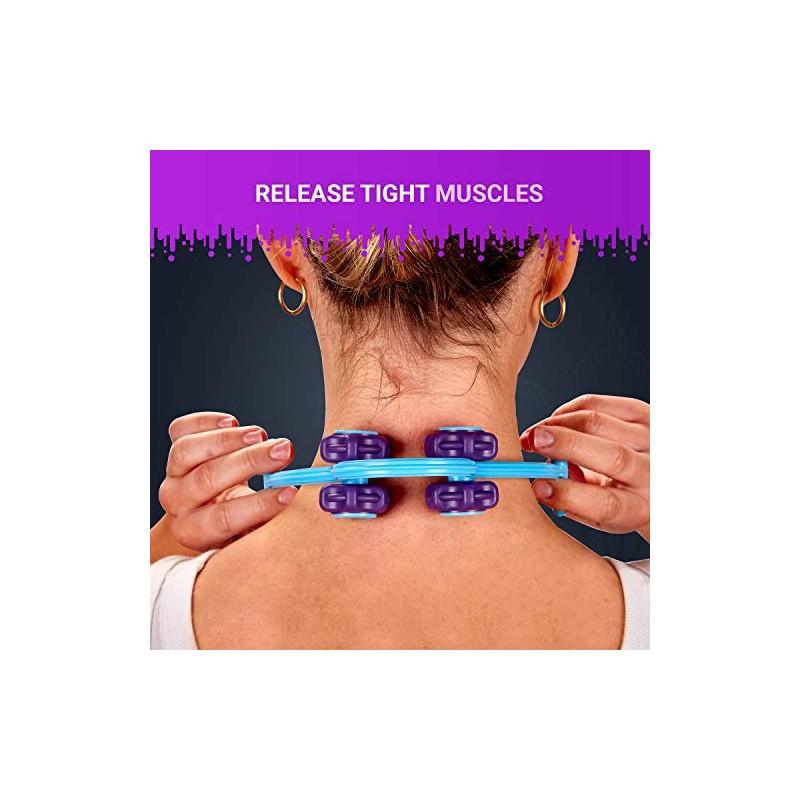 Massotherapy Self Massage Tools Roller for Neck and Shoulders by