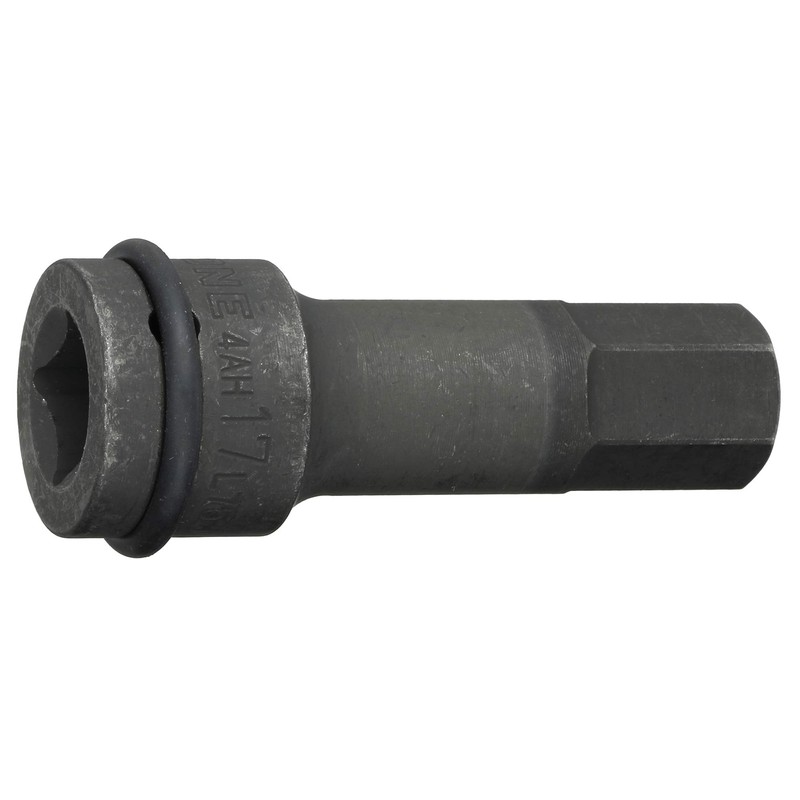 Tone 4AH-17L75 Semi-Long Hexagon Socket for Impact, 1/2 inch (12.7