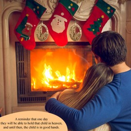 Jolette Designs Miscarriage Gifts for Mothers - Grieving Mother Baby Loss Ornament - Wooden Bereavement Memorial Ornaments for Christmas Tree - Sorry for You Loss Comfort Remembrance Gift - USA Made