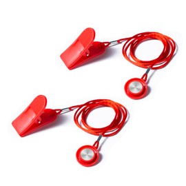 2pcs Universal Treadmill Magnet Safety Key, Magnetic Safety Switch Round Treadmill Safety Key Replacement for Most Treadmills Running Machines