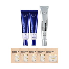 Jas Glutathione Cream 30ml x2 + White Toning Shot Freckle Cream 40ml + 5 Samples / 쟈스 글루타치온 크림 30ml x2 + 화이트 토닝샷 기미크림 40ml + 샘플5매