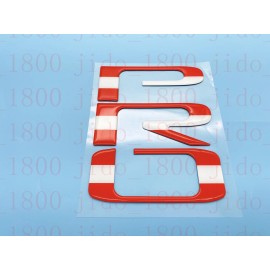 JD Fit 2022 2023 Toyota Tundra TRD PRO Red Domed Tailgate Letters Inlay US Flag