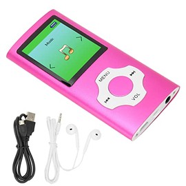 Tragbarer MP3-Player, Digitaler Verlustfreier Musik-MP3-Player mit Kopfhörer für Kinder, MP3--Musik-Player, Diktiergerät für Studenten, UKW-Radio, 1,8-Zoll-LCD-Bildschirm, Zum