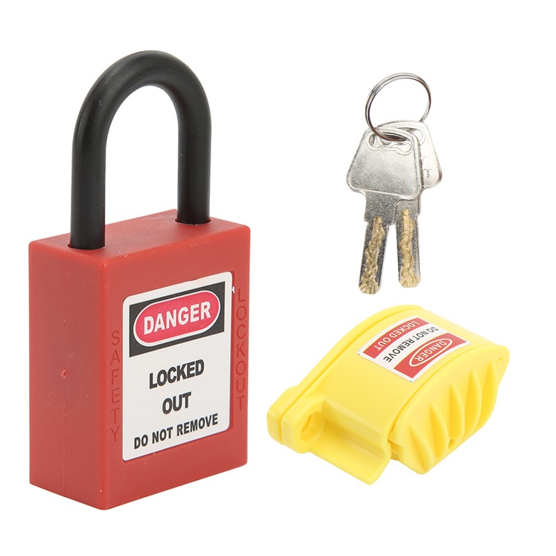 Industrial Plug Lockout Engineering Plastic Nylon Waterproof Safety Lockout Kit