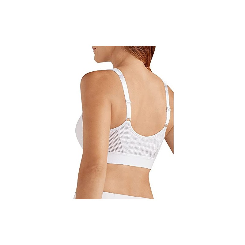 AMOENA Women's Ester Post Surgical Bra, Opaque, White, 36C