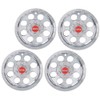 G-PLUS 10" Chrome Wheel Cover Hub Caps Compatible with EZGO
