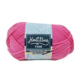 Knitting Yarn (Pack of 10), Red Lotus, 100 g