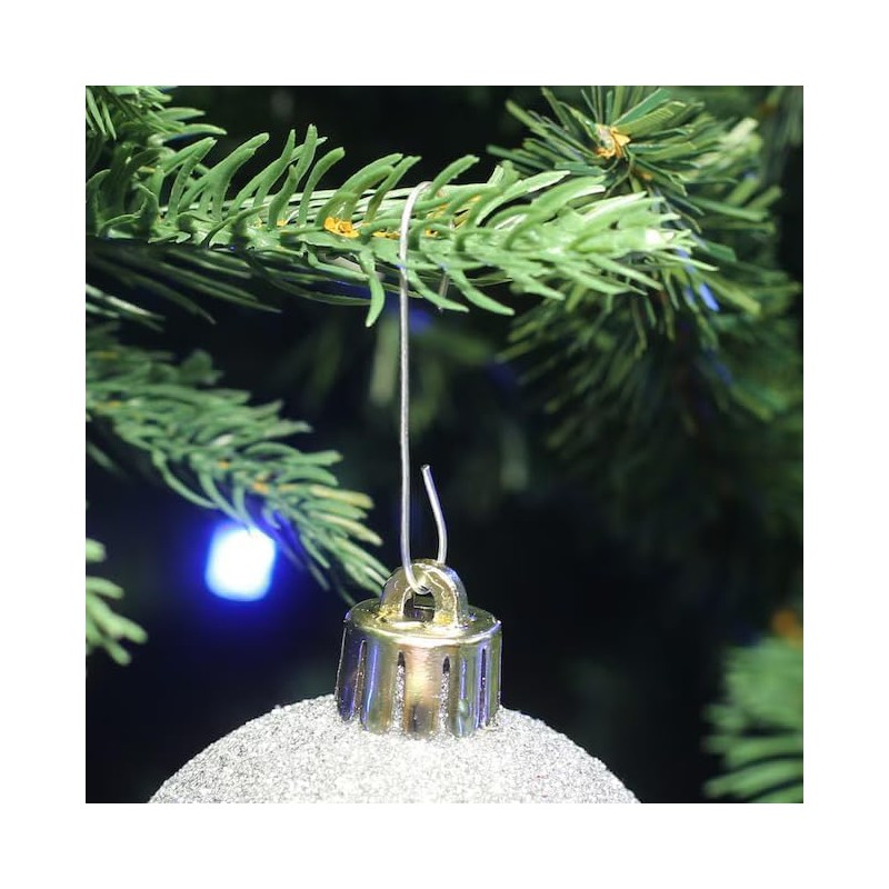 Silver Ornament Hooks Pack Of 300