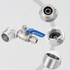 Pxyelec Ball Valve Shut Off Switch RO Feed Water Adapter