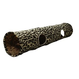 Flamingo 507666 Leopard Cat Tunnel 130 x 25 cm