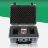 Graded Card Storage Box – Heavy Duty Weatherproof Case with Foam Slots for PSA, BGS, SGC, FGS Slabs – Large Red & Black Organizer