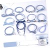 Baluue 12pcs Elastic Hair Ties for Thick Accessories Headband Holders