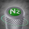 CKAuto 4 Pcs Aluminum Tire Valve Stem Caps with N2