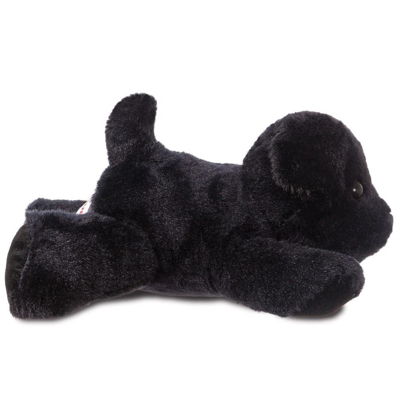 Aurora, 31295, Mini Flopsies Blackie Black Labrador Dog, 8in, Soft
