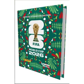 Álbum Mundial FIFA 2026 + 25 Sobres de Estampas Originales Sellados, Colección Oficial Estados Unidos México Canadá, Set para Coleccionistas y Aficionados
