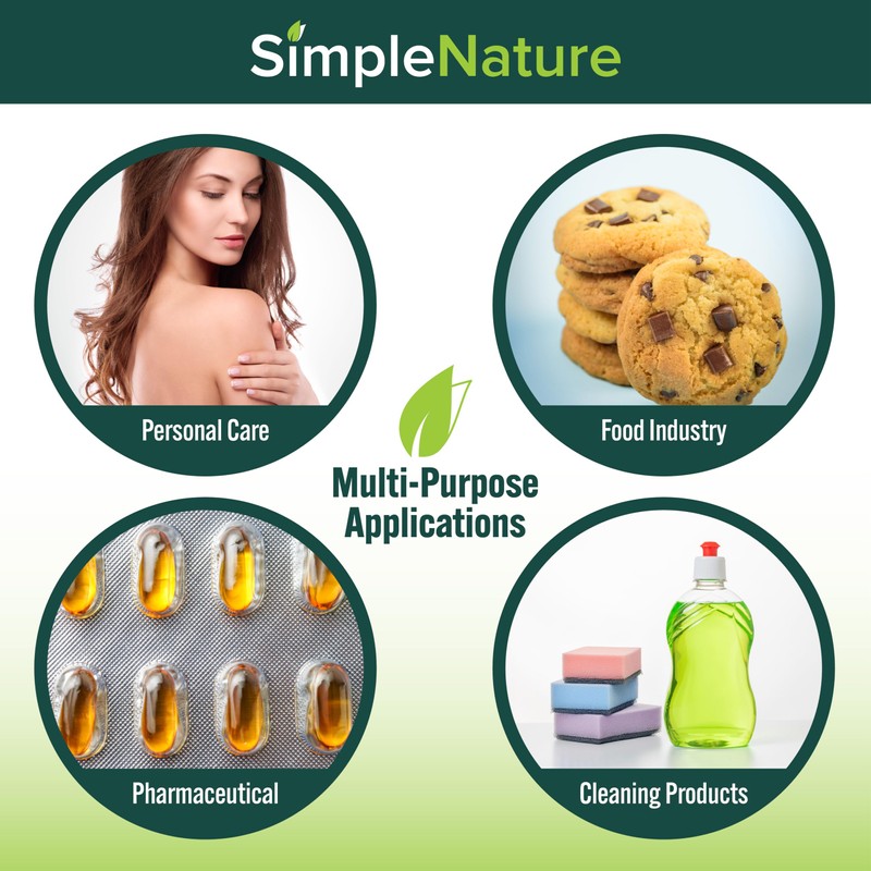 SimpleNature Food Grade Propylene Glycol - 99.9% Purity - 32