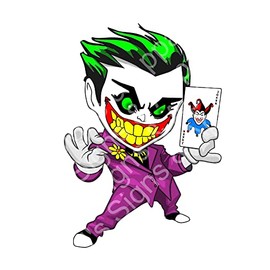 Joker 48" Fan Art Vinyl Sticker Decal Cars Trucks Vans Walls Laptop (48 inch)