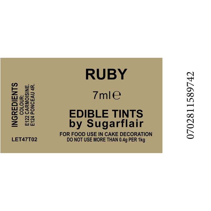 Sugarflair Blosom Tint Edible Dusting Powder - Ruby