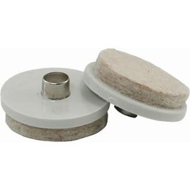 Shepherd Hardware 9935 1-1/2-Inch Felt Nail On Furniture Pads, 4-Pack,Beige