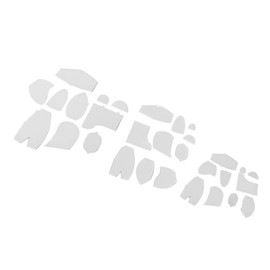 Generic 30 Pcs Memory Bear Acrylic Template Ruler Set, Sewing Patterns for Beginners, Preserve Childhood Memories, Easy to Use, Meaningful Craft Activity