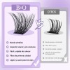 Extensiones De Pestañas B02 B&q Clásicas Bq lash Pestañas Voluminosas
