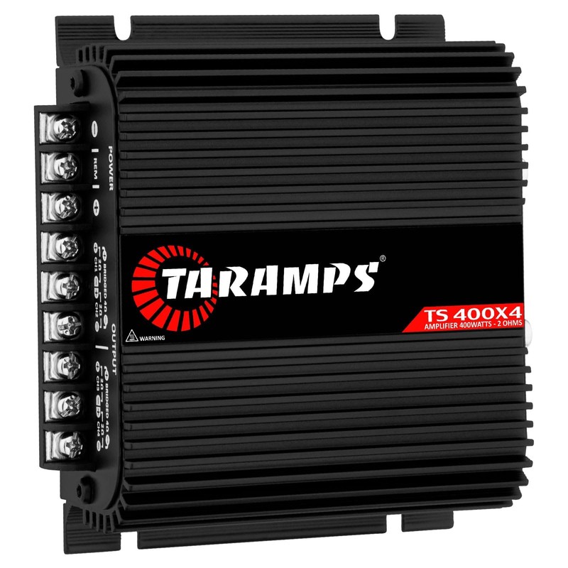 Taramps TS 400x4 Black Car Audio Amplifier - 400W RMS