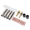 19Pcs Torch Welding Accessories Kit Nozzles Contact Tips for Binzel