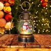 POPETPOP Christmas Lantern Snow Globe with Music: Musical Snowman Globe