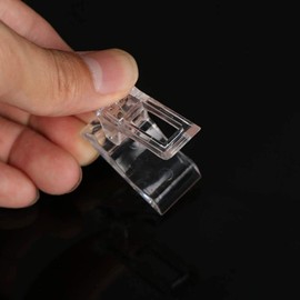 10 piezas Clips de puntas de uñas Clips de gel de gel Clips de moldes de construcción rápida Accesorios de gel de uñas Uick Building Nail Tips Clip DIY Manicure