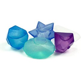 Legami Shine Bright Reusable Ice Cubes, Multi-Colour, Pack of 16