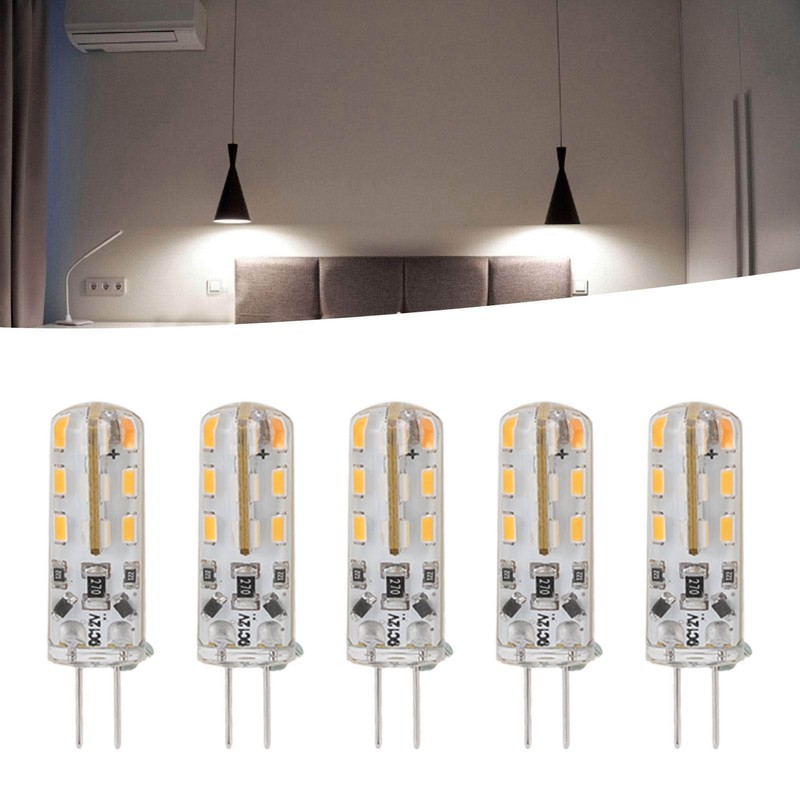 10pcs G4 LED Bulb 1.5W DC12V Warm White 3000K 110LM