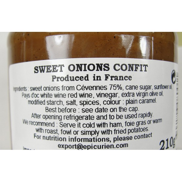 Sweet Onions French Confit by L'Epicurien, France, Three