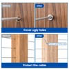 Muzata 80PCS Stainless Steel T316 Protective Sleeves Cable Railing Kit