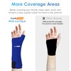 ComfiTECH Wrist Ice Pack Wrap 2 Pack, Flexible Hand Ice