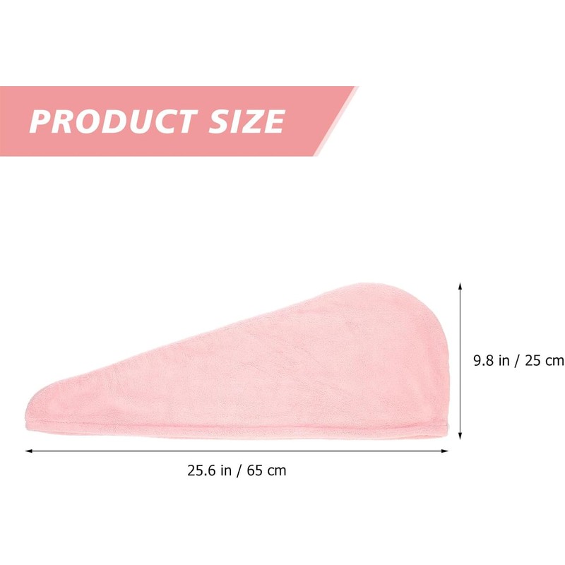Toalla de Microfibra Superabsorbente para Secar el Cabello Húmedo, Pack