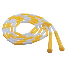 Champion Sports Segmented Jump Rope for Fitness - Classic Beaded Jump Ropes for Physical Education, Gym Glass, Personal Use - Premium Skipping Rope for Kids, Adults