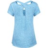 Kimmery Yoga Tops,Loose Fit Sweet Wicking Short Sleeve Scoop Neck