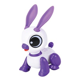Lexibook, Power Rabbit Mini, My Little Rabbit Robot, Rabbit Robot with Sounds, Music, Light Effects, Voice Repeat and Sound Reaction, Toy for Boys and Girls, ROB02RAB