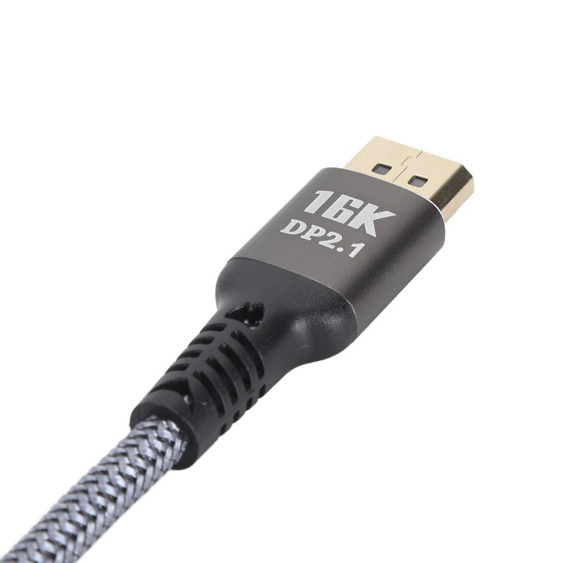 DisplayPort 2.1 Cable 16K 30Hz 40Gbps 3D Dynamic HDR Male