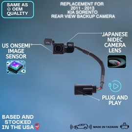Backup Camera Replaces for 2011 2012 2013 KIA Sorento OE Part # 957602P112 957602P111 957602P110