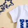 Ayalinggo Toddler 4th of July Outfit Girl Baby Kids Embroidery