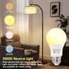 GLOWNOVA 4-Pack Neutral White LED Bulbs - Suitable for Bedroom